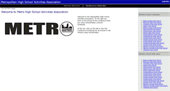 Desktop Screenshot of mhsaaconference.org